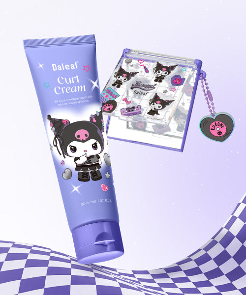 DALEAF [Kuromi Edition] Dalif Glam Curl Cream 200ml limited edition (+GWP Kuromi mirror included)