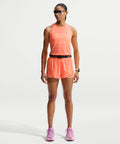 NIKE NIKE Swift Dry Fit Mid-Rise 2-in-1 Running Shorts W - Orange Pulse