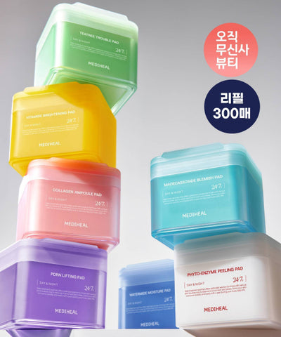 [300 sheets] Special set of 3 derma toner pad refills (can be crossed)