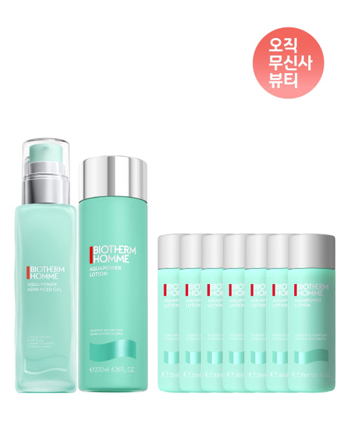 BIOTHERM [Toner + Lotion] Aqua Power 2-STEP Set (+ KRW 63,000 worth of toner provided)