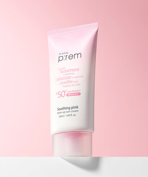 MAKEPREM MAKEPREM Soothing Pink Tone-Up Sun Cream SPF 50+