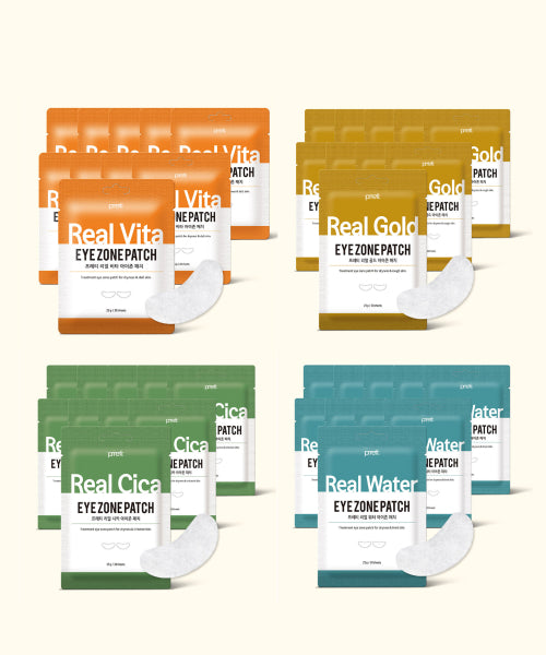 PRRETI PRRETI 30 Real Eye Zone Patches - Choose 1 Vita, Gold, Cica, Water