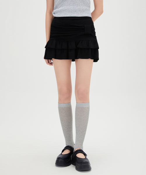 MIXXO MIXXO Frill Ribbon Miniskirt C/S