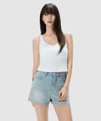 MIXXO MIXXO T-Shirt Small Flower Sleeveless with Built-in Cap