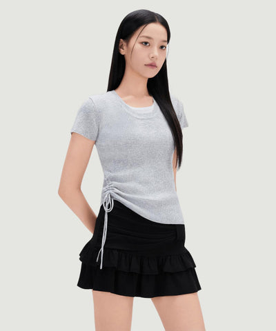 MIXXO Knitwear Side String Layered
