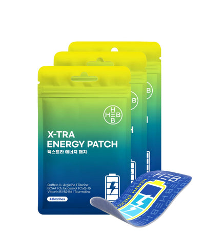 HEB Extra Energy Patch 4 sheets x 3
