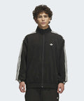ADIDAS ADIDAS Skateboarding Vintage Super Firebird Track Top - Black: Cream White