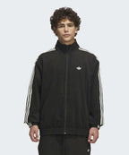 ADIDAS ADIDAS Skateboarding Vintage Super Firebird Track Top - Black: Cream White