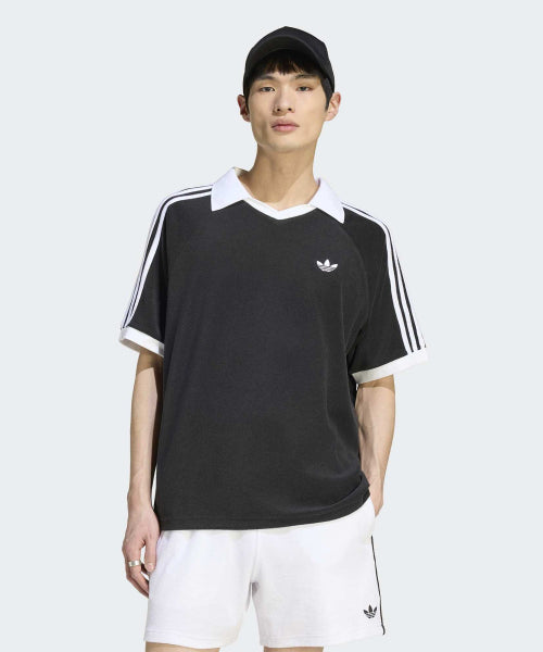 ADIDAS ADIDAS Terry Polo Shirt - Black