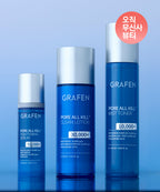GRAFEN [All Care Set] Pore All Kill™ Mist Toner 120ml + Clean Lotion 95ml + Tightening Serum 30ml