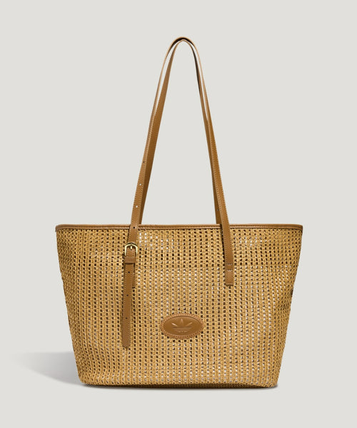ADIDAS ADIDAS Crochet Tote Bag - Brown