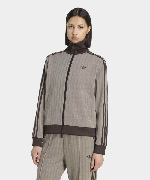 ADIDAS ADIDAS Classic Track Top - Brown