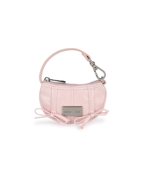 MATIN KIM MATIN KIM HALF SHIRRING RIBBON CHARM