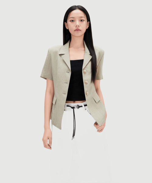 MIXXO MIXXO Jacket Slim Fit Short Sleeve
