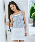 MIXXO MIXXO Cargo Denim Miniskirt