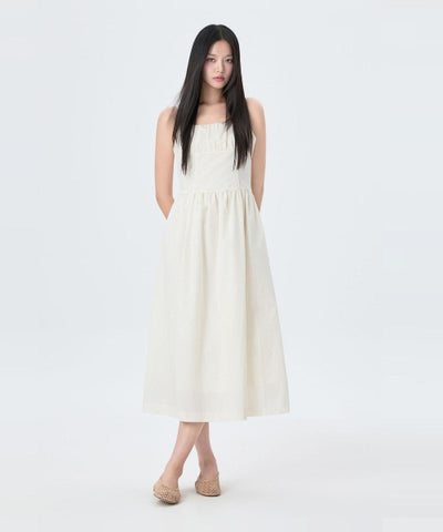 MIXXO Shirring Tank Top Long Dress (Size S/C)