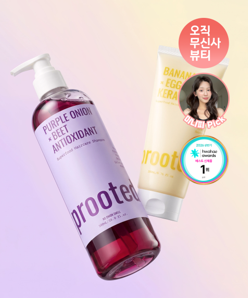 PROOTED [Yangba SET 1+1] [Minipi PICK/Life Shampoo] Onion Shampoo + Banana Treatment