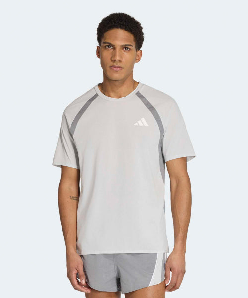 ADIDAS ADIDAS Adizero Archive Running T-Shirt - Gray