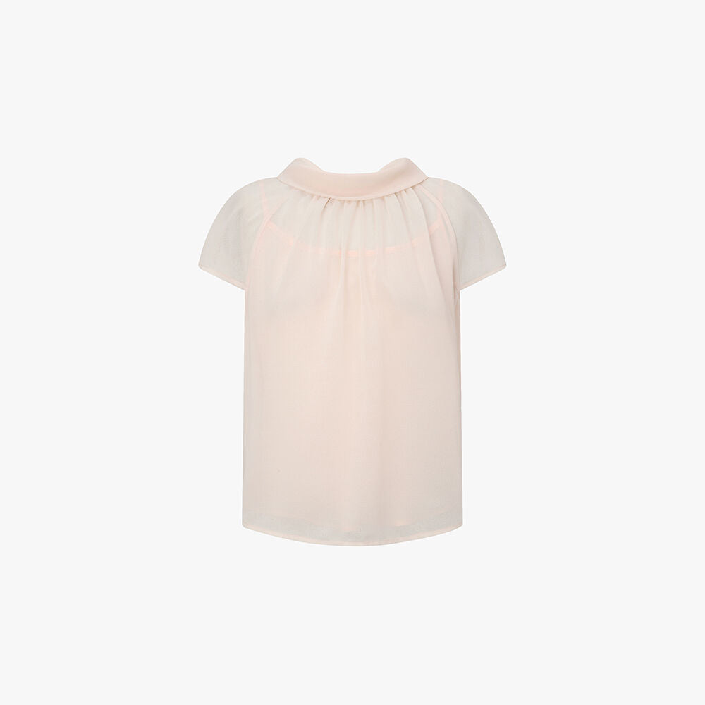 IT MICHAA ITMISHA roll collar sheer blouse ITQ6YBL32A_2colors