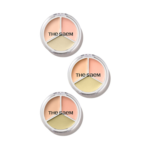 THESAEM THESAEM Cover Perfection Triple Pot Concealer Glow 3colors