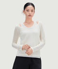MIXXO MIXXO Two-tone layered knit C