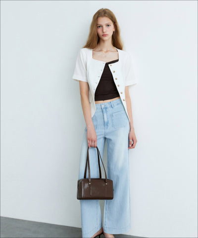 MIXXO Denim Wide Flare Pants