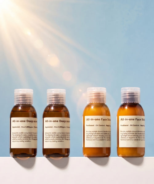 LAZY SOCIETY [Travel SET 2 pack] All-in-one wash (50ml) x 2, all-in-one lotion (50ml) x 2