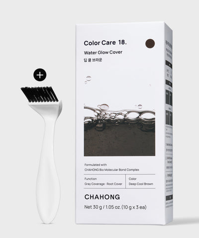 (Hypoallergenic salon water dyeing) Water Glow Cover Deep Cool Brown