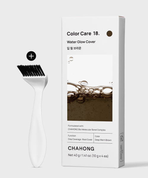CHAHONG (Hypoallergenic salon water dyeing) Water Glow Cover Deep Warm Brown Refill