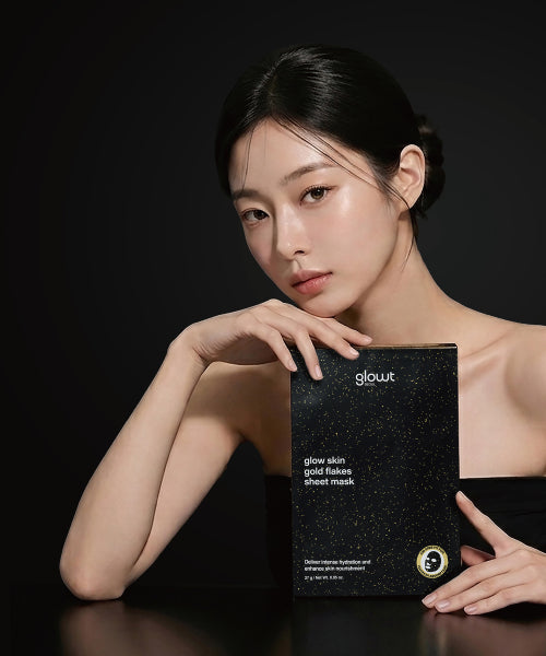 GLOSS&GLOW GLOSS&GLOW Glow Skin Gold Flake Sheet Mask 1P