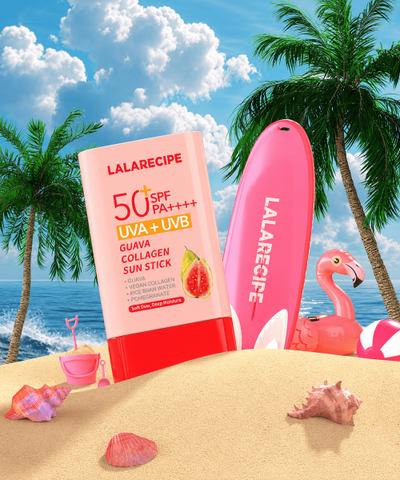 LALARECIPE Guava Collagen Sun Stick SPF50+