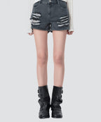 MIXXO MIXXO Destroyed Shorts Women's S