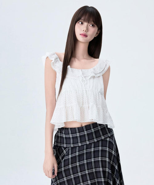 MIXXO MIXXO Tiered Tank Top Blouse