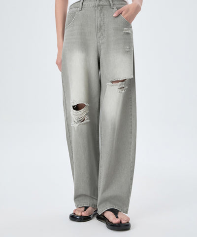MIXXO Denim Curved Pants C