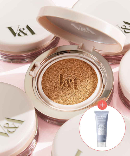 V&A BEAUTY V&A BEAUTY Long Wear Cushion Foundation Radiant + Cleansing Foam