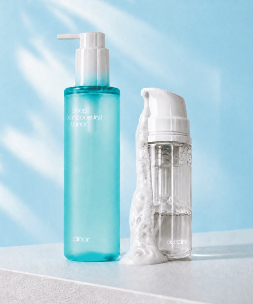 DEEPINOR [Bubble Toner SET] Deep Water Boosting Essence Toner 190ml x 2 + Bubble Container 95ml