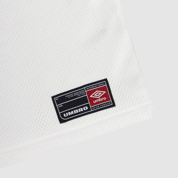 UMBRO Color block overfit mesh long sleeve t-shirt (cover-up) white (UQ321CRL72)