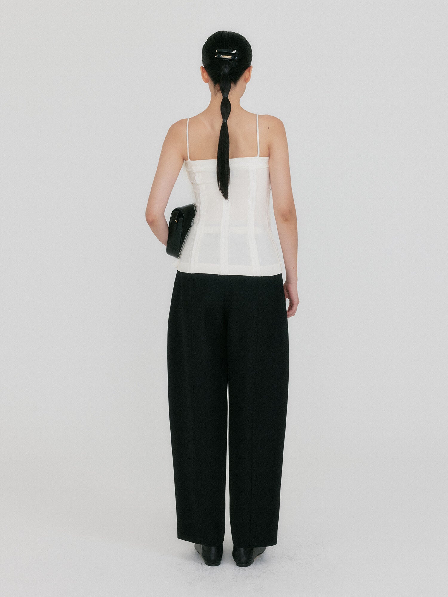 EENK ZENNY Fitted Sleeveless Top - Ivory
