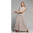 SOMETHING GOOD SHIRRING JUMP SUIT