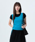 MIXXO MIXXO Shirring Tank Top T-Shirt C
