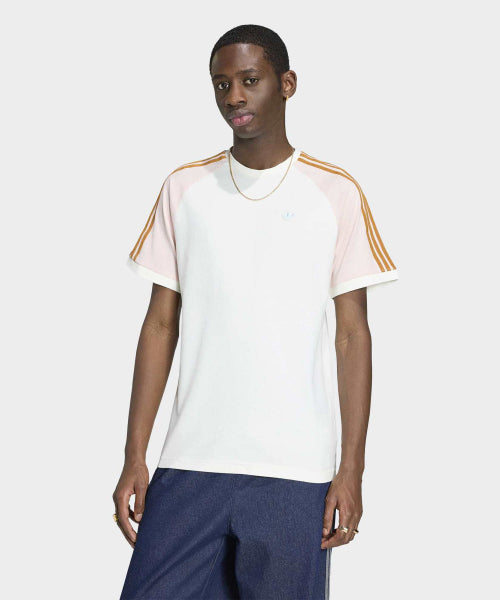 ADIDAS ADIDAS T-Shirt Washed Kali Tee - White: Sand Pink
