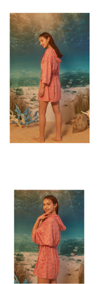 SALTY FLOWER SALTY FLOWER Polyp Hooded Anorak Pink