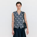 EENK EENK WIVA Double-Belted Vest - Navy Multi