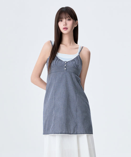 MIXXO MIXXO Shirring Pattern Dress Size C