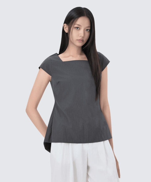 MIXXO MIXXO Shirt Square Neck Back Detail