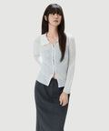 MIXXO MIXXO Cardigan Open Collar Long Sleeve