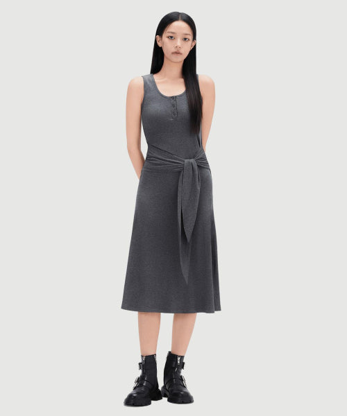 MIXXO MIXXO Sleeveless Knotted Soft Dress S