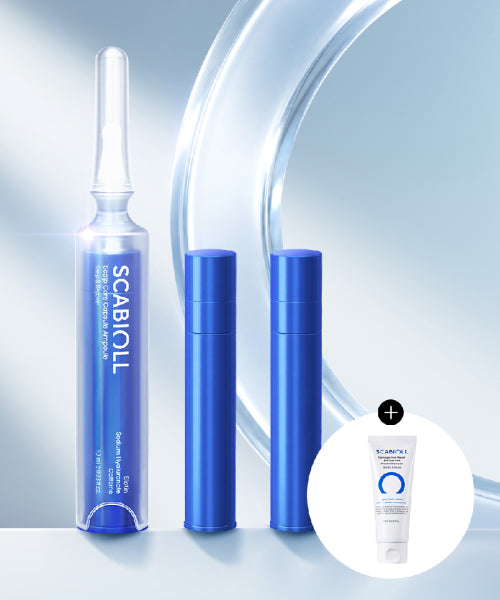 SCABIOLL Scalp Core Capsule Ampoule 10ml + Refill 20ml (+ Protein Shampoo 70ml)