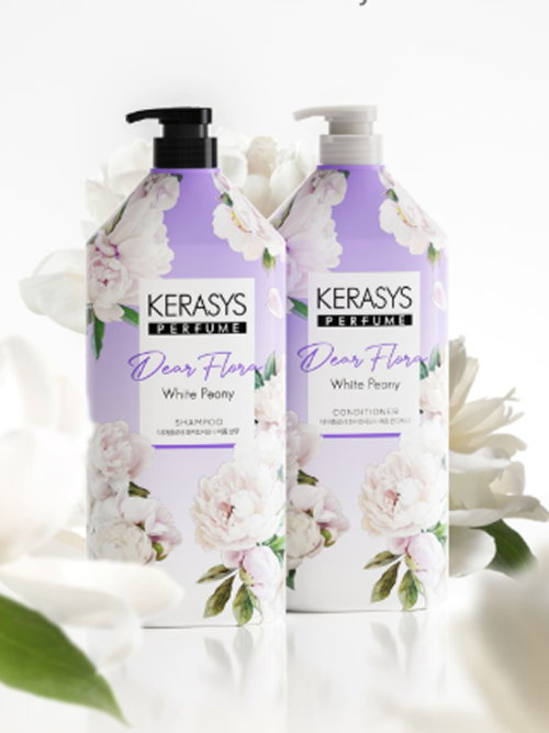 KERASYS Dear Flora 1.5L * 2 Shampoo + Rinse White Peony Fragrance Choose from