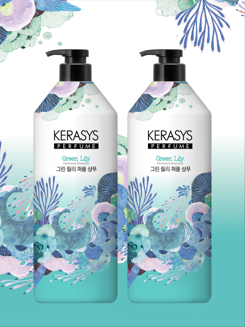 KERASYS Kerasys Perfume Shampoo + Rinse of your choice 980ml (White Daisy/Violet Rose/Green Lily)